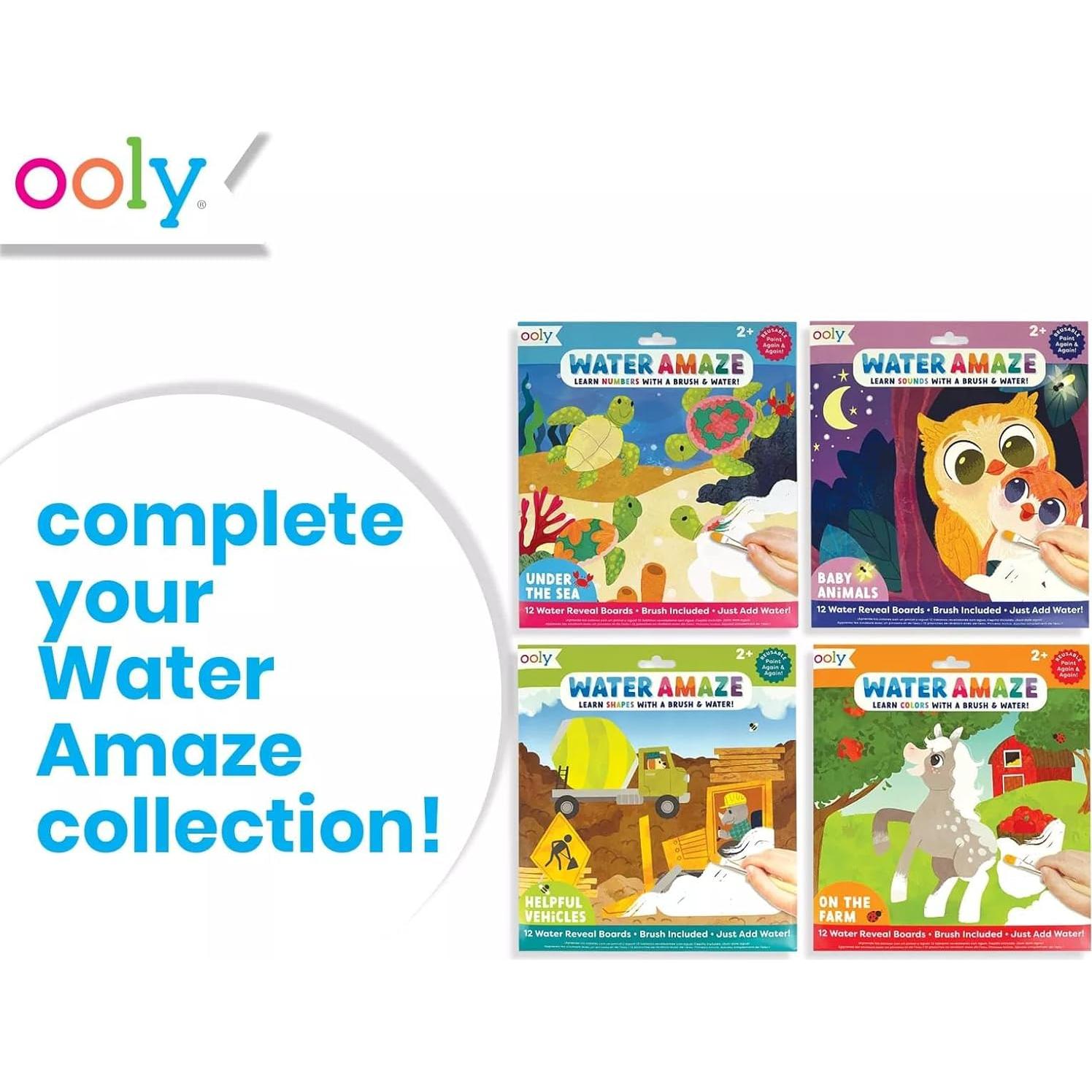 Ooly Water Amaze - Kit de Pintura Acuarela Reutilizable
