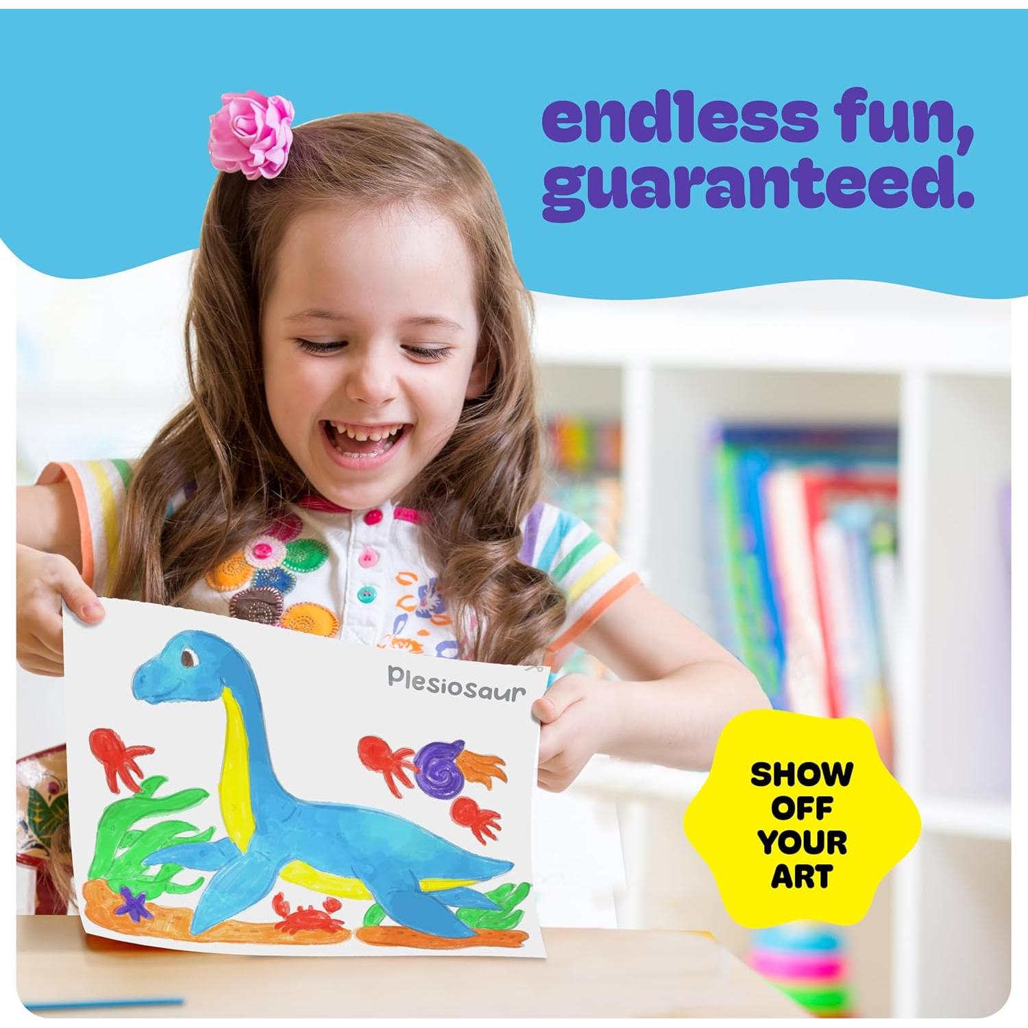 Libro de Colorear con Agua Dan&Darci - 25 Diseños Animales