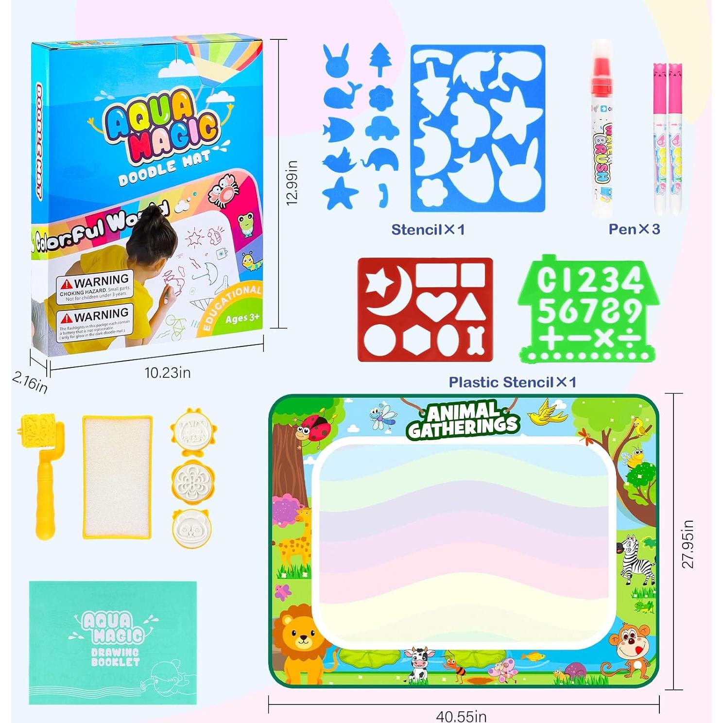 Alfombrilla Doodle GoBene 101.6 x 68.6 cm para Niños