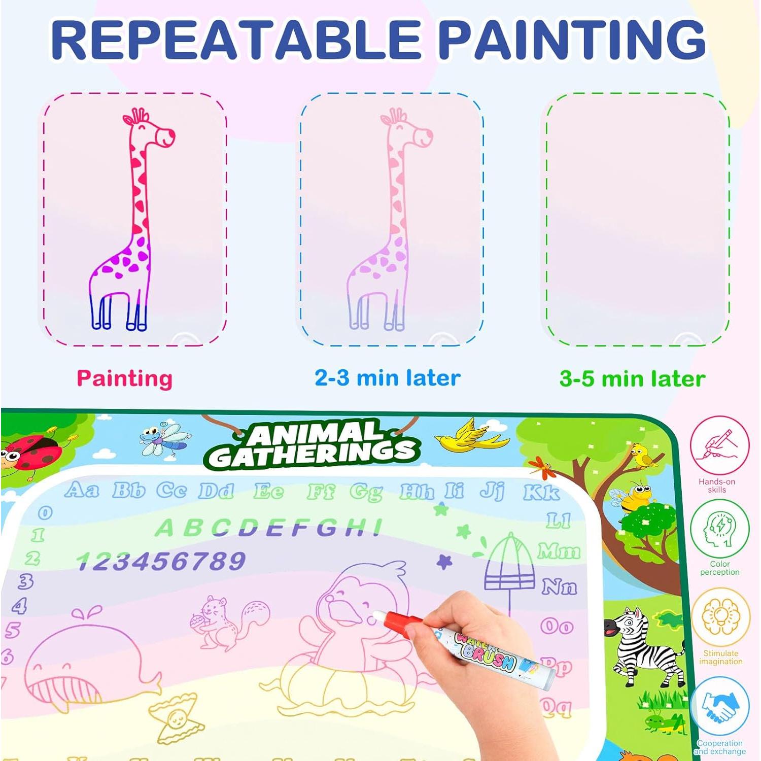 Alfombrilla Doodle GoBene 101.6 x 68.6 cm para Niños