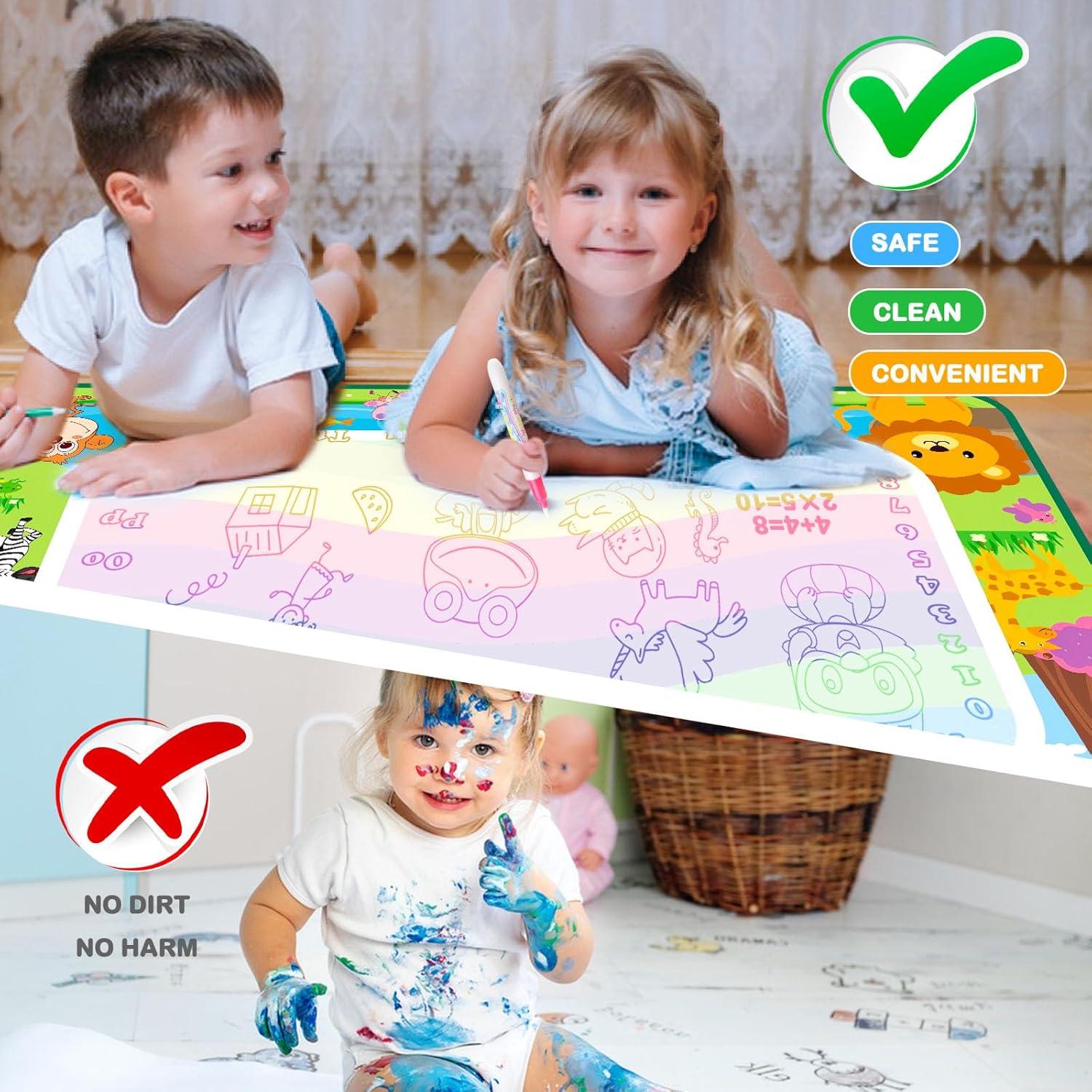 Alfombrilla Doodle GoBene 101.6 x 68.6 cm para Niños