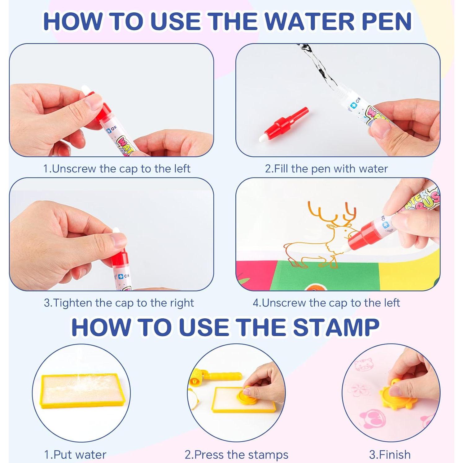 Alfombrilla Doodle GoBene 101.6 x 68.6 cm para Niños
