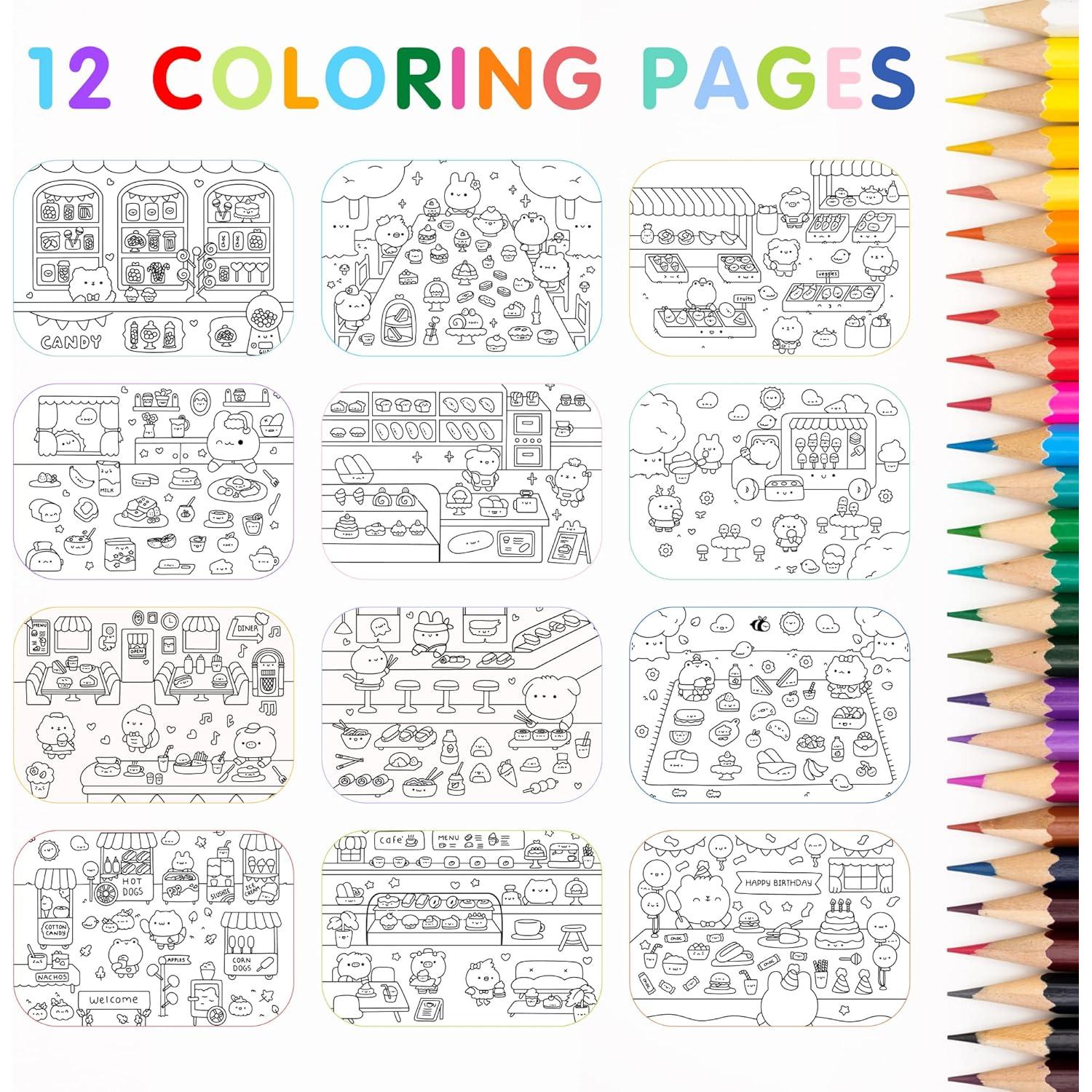 Libro de Pegatinas Comidas Lindas Cupkin - 500+ Pegatinas