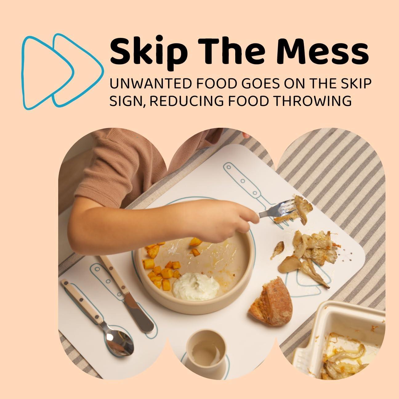 Mantel Montessori Aplainr de Silicona Antideslizante Set de 2