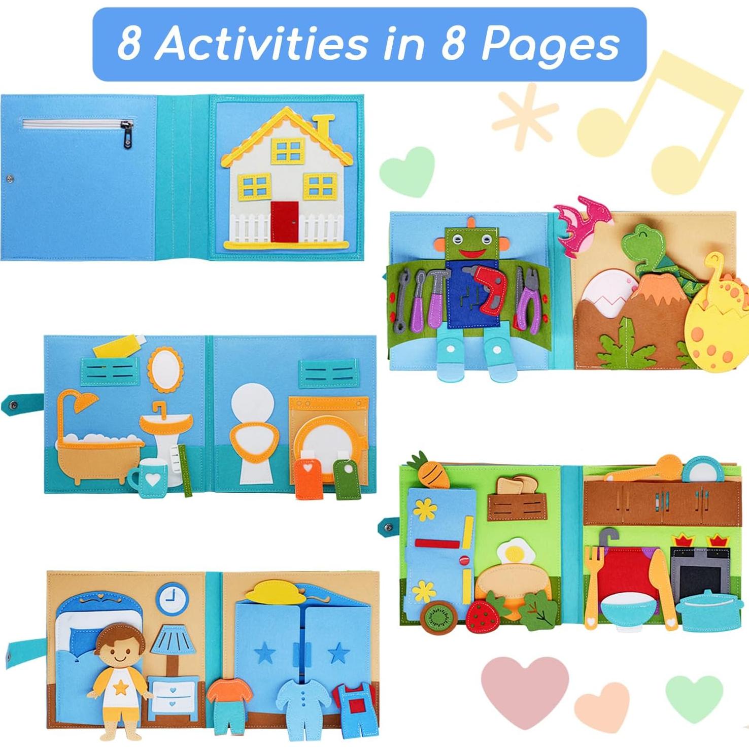 Libro de Actividades Montessori Cobelae para Niños 1-3 Años