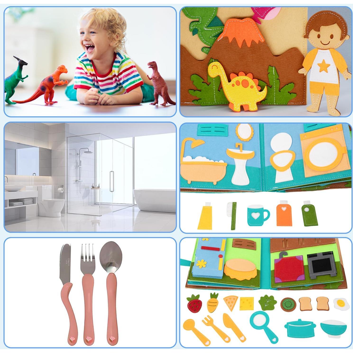 Libro de Actividades Montessori Cobelae para Niños 1-3 Años