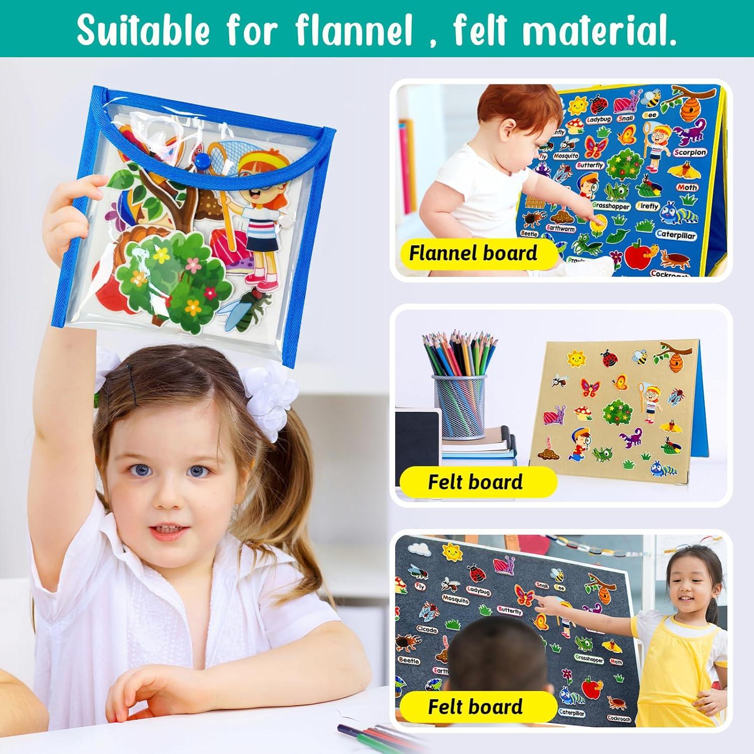 Kit de Juego Interactivo PENGFULL Piezas de Fieltro Insecto