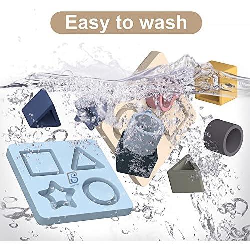 Rompecabezas Clasificador de Silicona Baby Step - Juguete Educativo 6-24 Meses