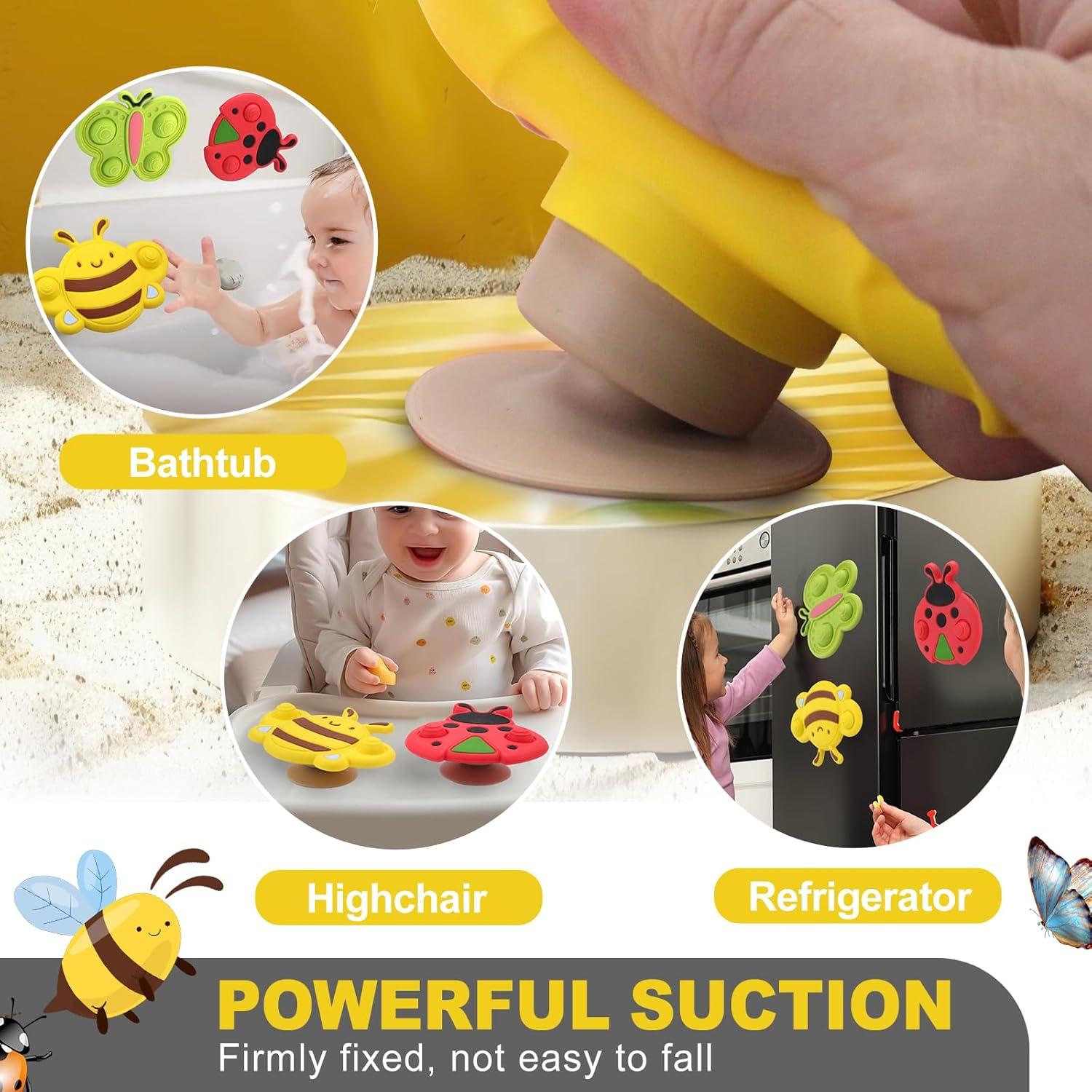 Juguete de Succión Montessori 100% Silicona para Bebés 0-3 Años