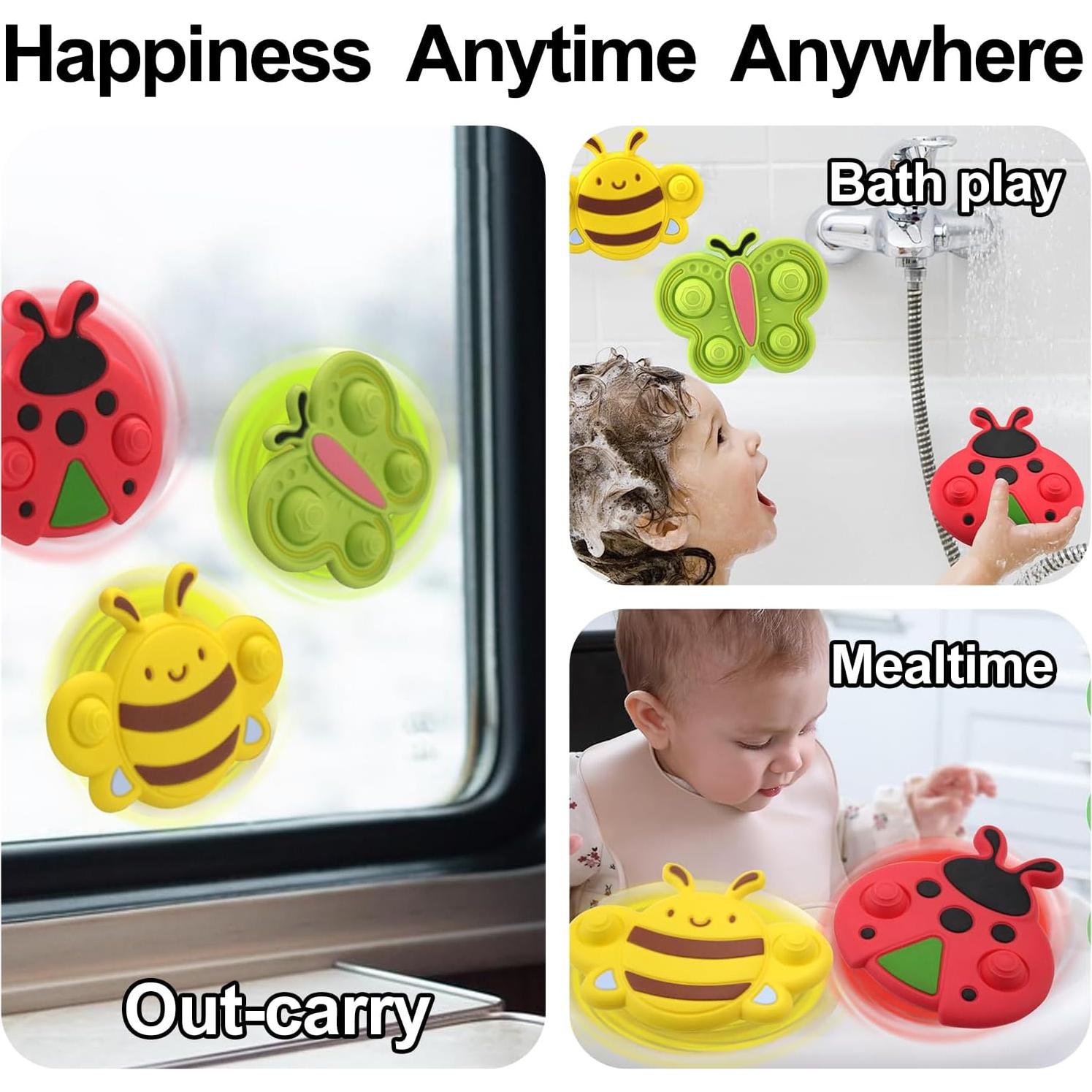 Juguete de Succión Montessori 100% Silicona para Bebés 0-3 Años