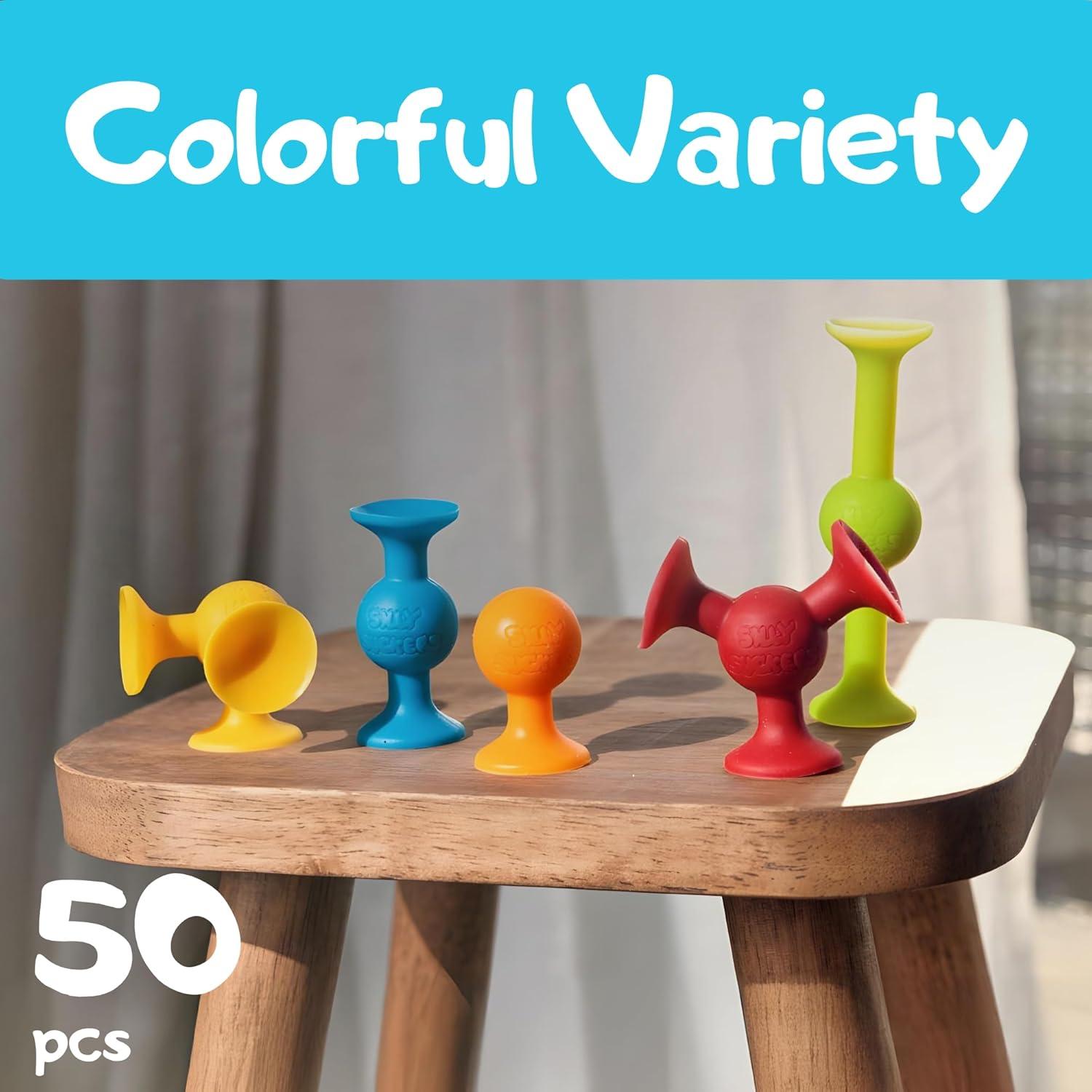 50 Juguetes de Baño para Bebés Acme - Silicona Segura 0.90 kg