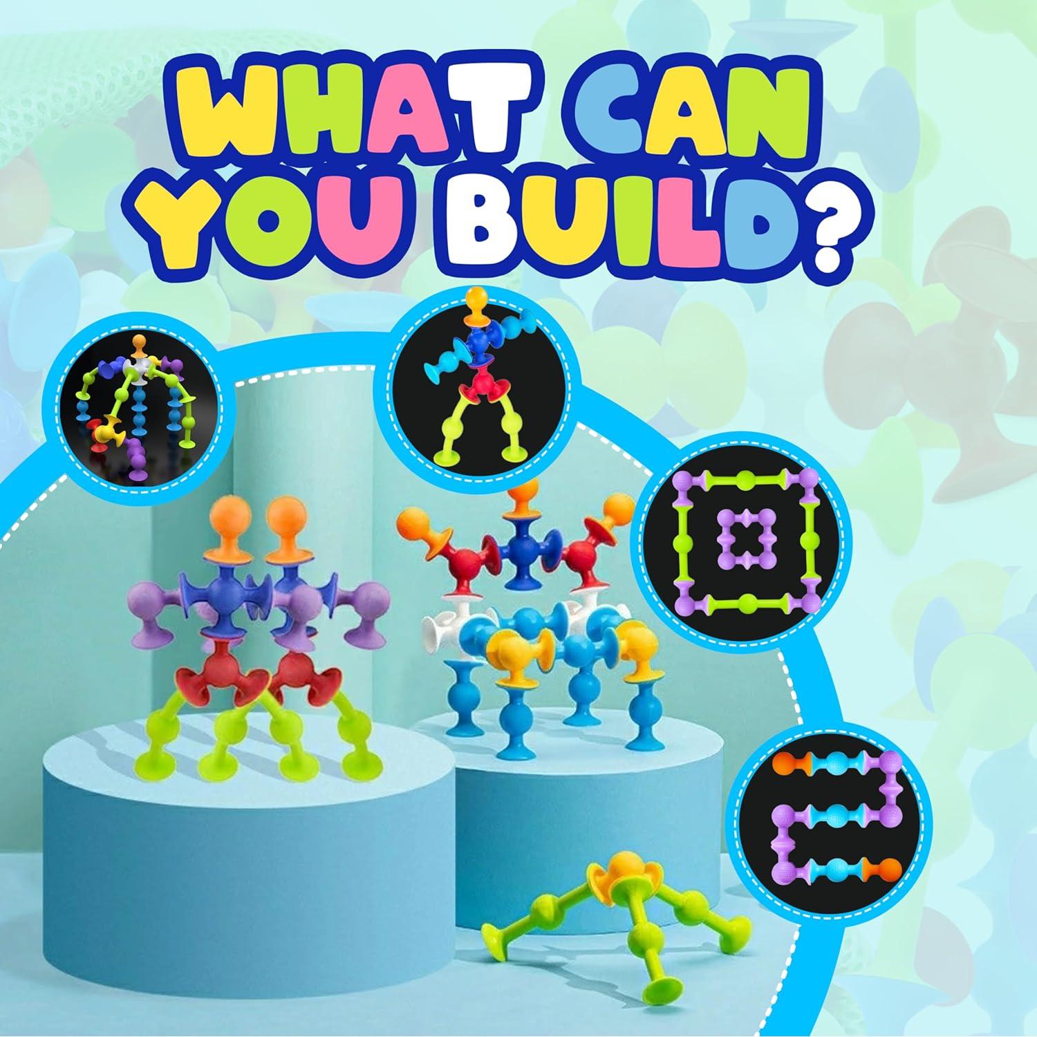 50 Juguetes de Baño para Bebés Acme - Silicona Segura 0.90 kg