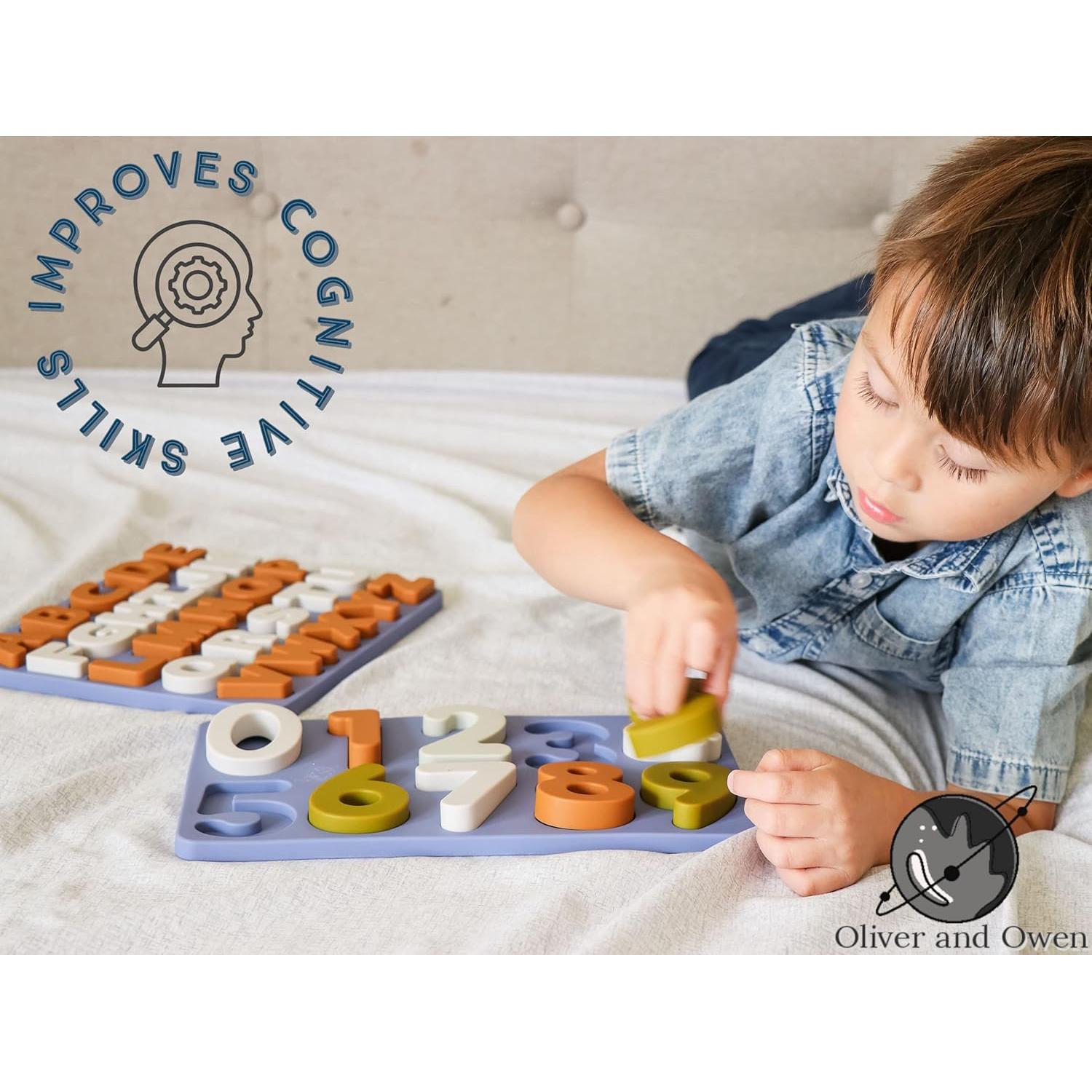 Rompecabezas de Silicona ABC y Números DONGGUAN 27x20cm