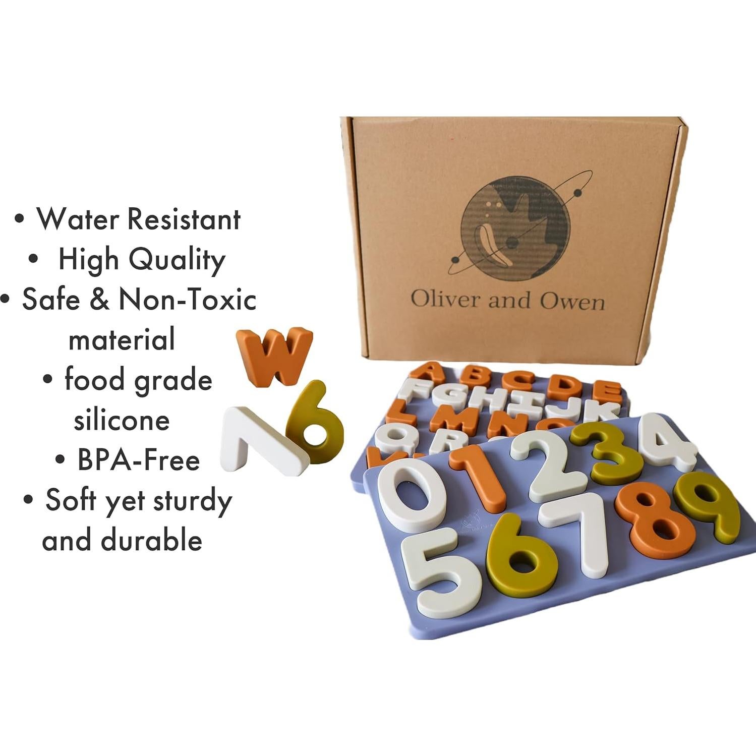 Rompecabezas de Silicona ABC y Números DONGGUAN 27x20cm