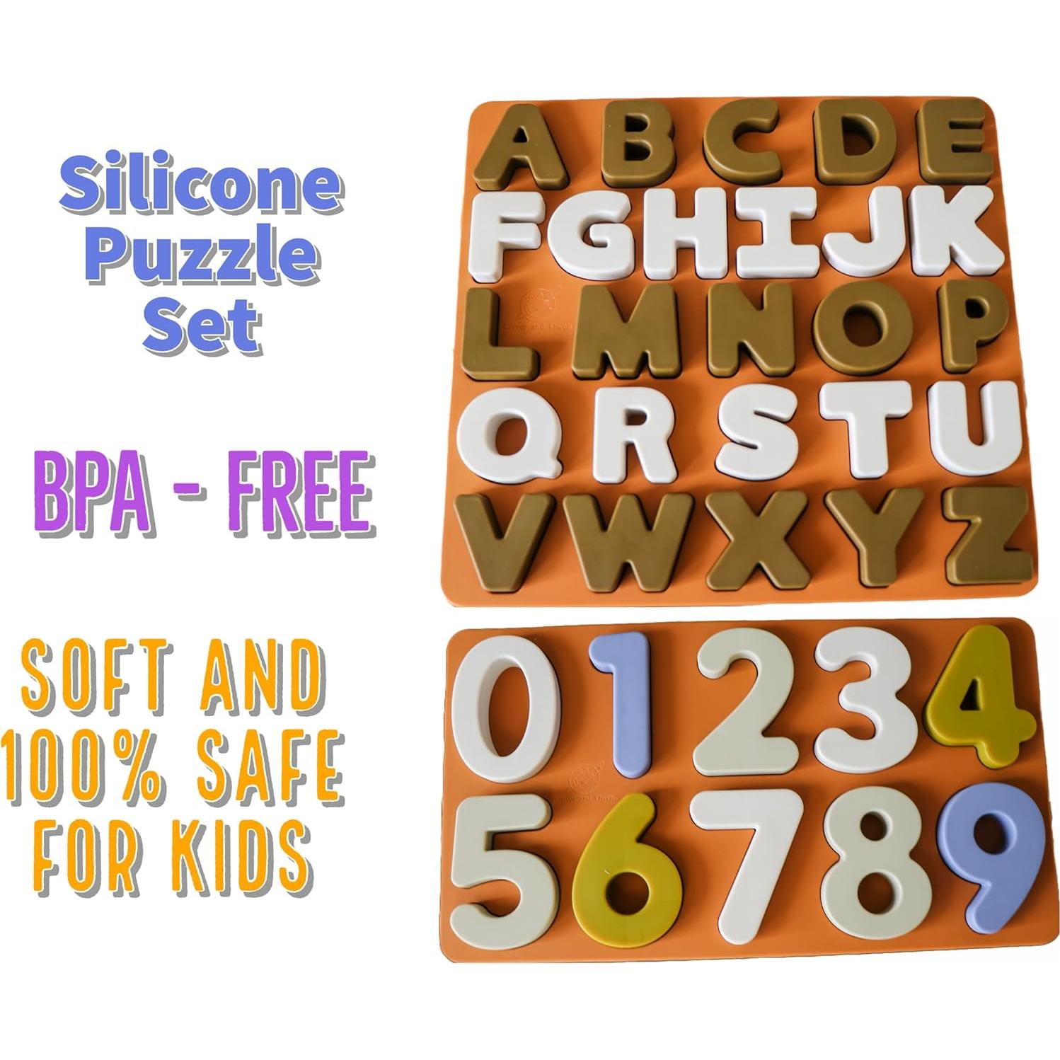 Rompecabezas de Silicona ABC y Números DONGGUAN 27x20cm