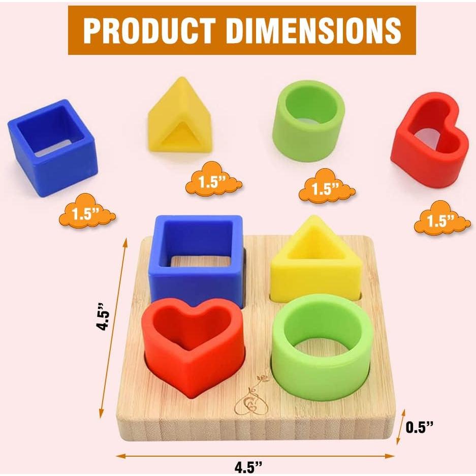 Juguete de Silicona Mi Pequeño Nugget - Puzzle Corazón 249g