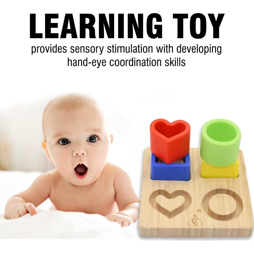 Juguete de Silicona Mi Pequeño Nugget - Puzzle Corazón 249g