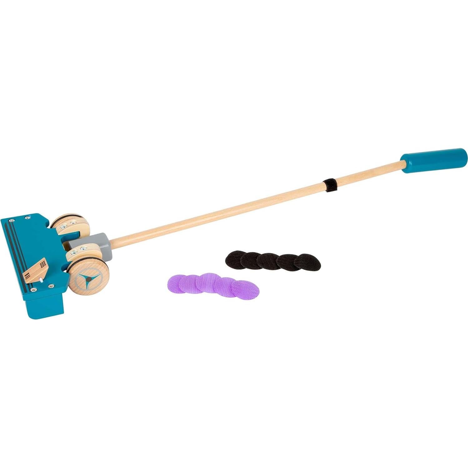 Juego de Aspiradora de Madera Small Foot - Juguete de Empuje 56x12.4cm