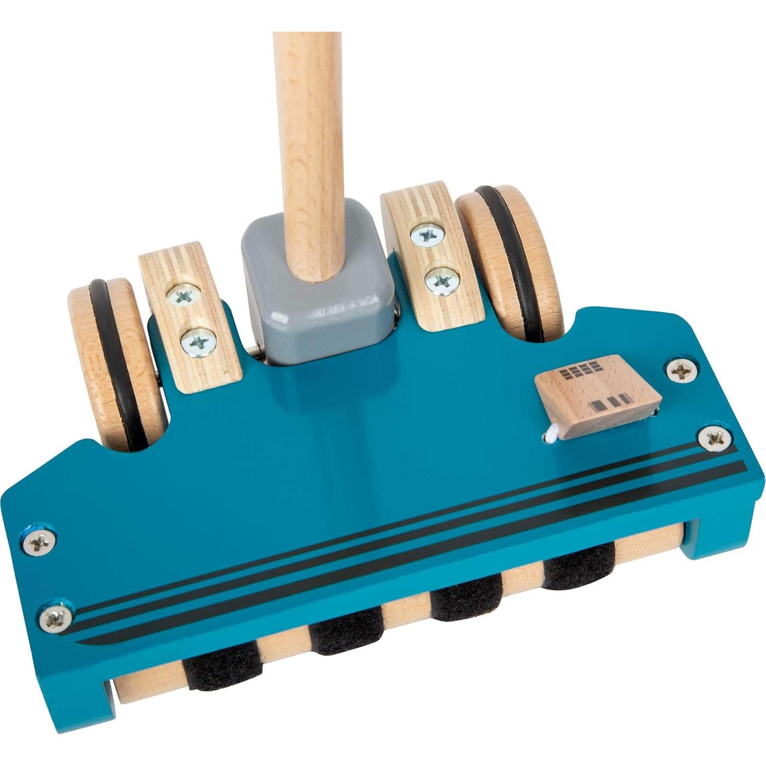 Juego de Aspiradora de Madera Small Foot - Juguete de Empuje 56x12.4cm