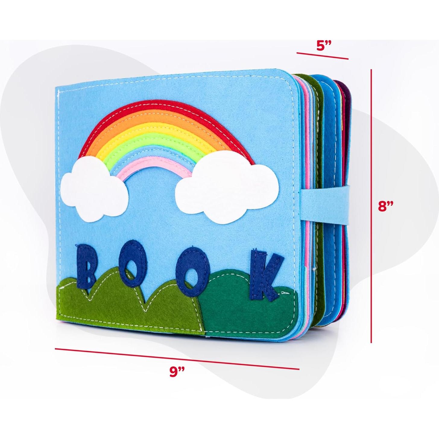 Libro Silencioso Montessori ArtCreativity - 16 Páginas Interactivas