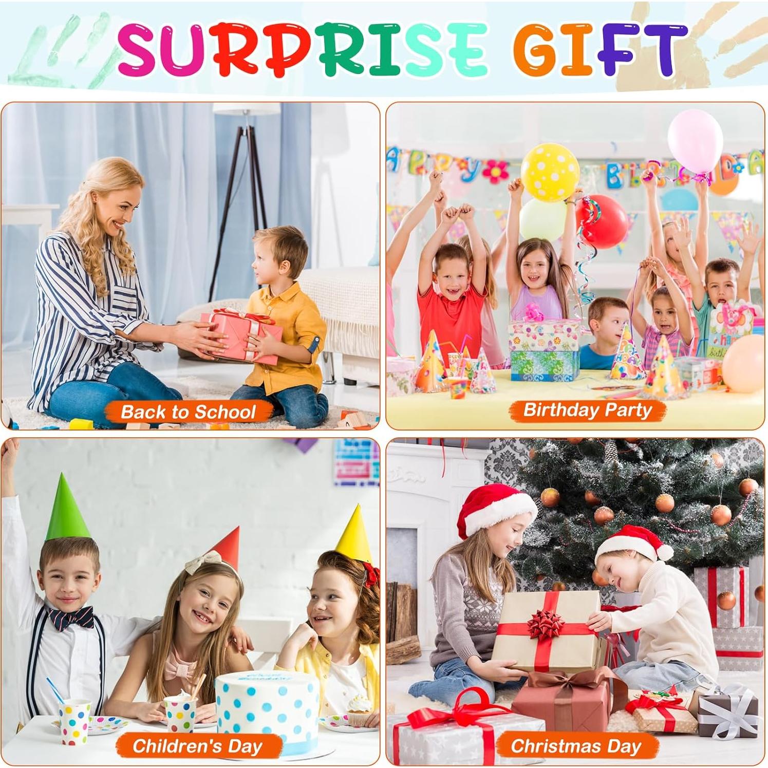 Pintura de Dedos Sortnic 8 Colores Lavable 75 ml No Tóxica