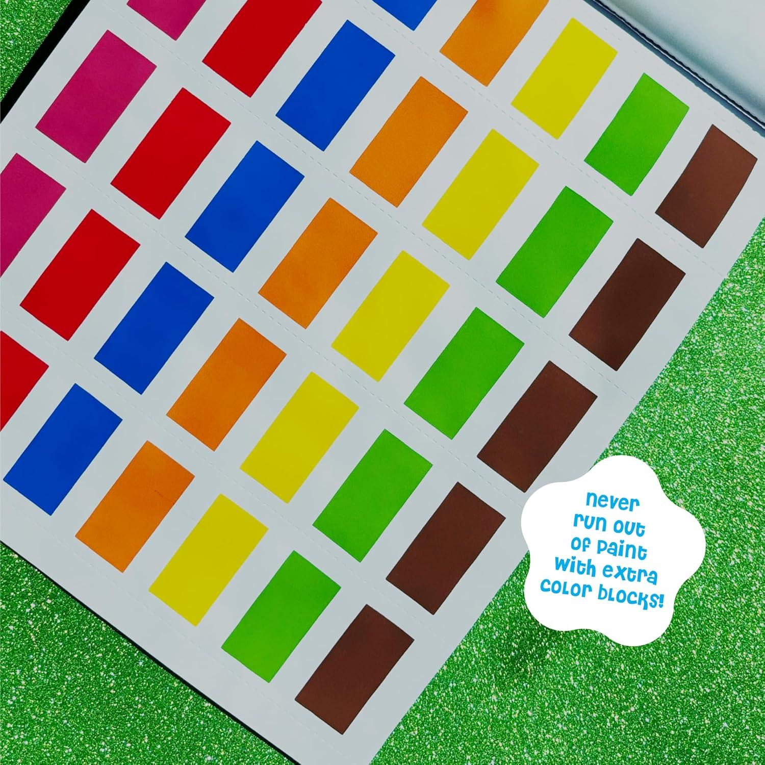 Set de Acuarelas Divertidas DINOMINI - 2 Kits para Niños 4-8 Años