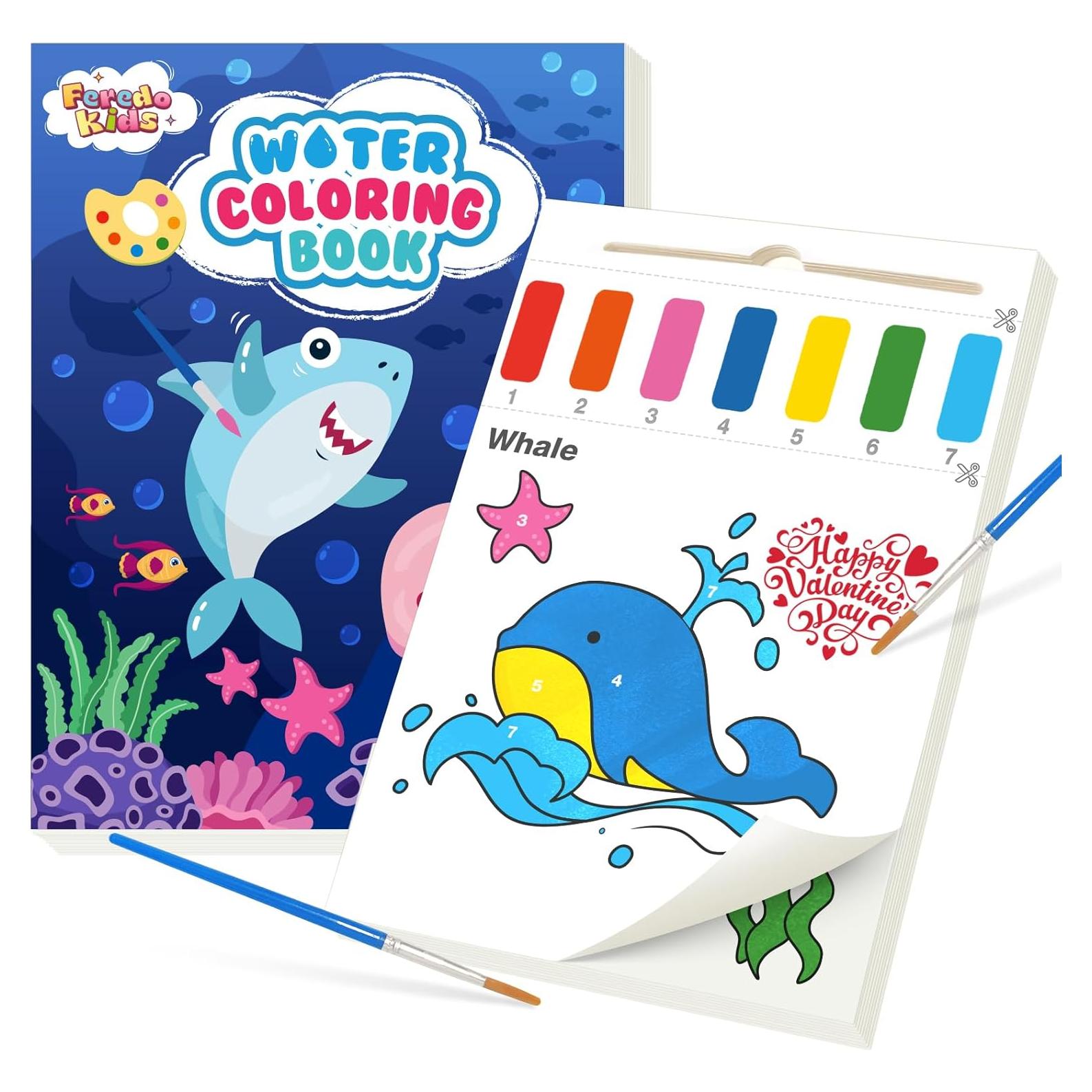 Set de Pintura de Acuarela para Niños FEREDO KIDS - Mundo Marino