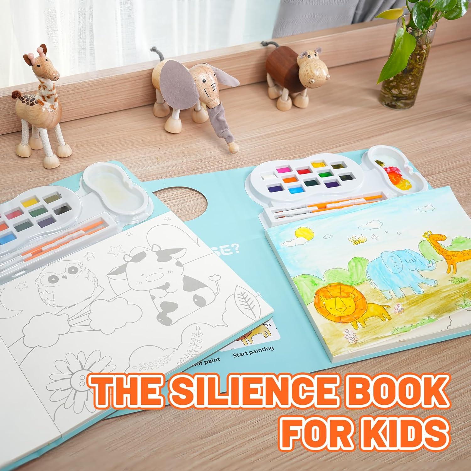 Conjunto de Pintura Acuarela YPLUS para Niños - 20 Páginas