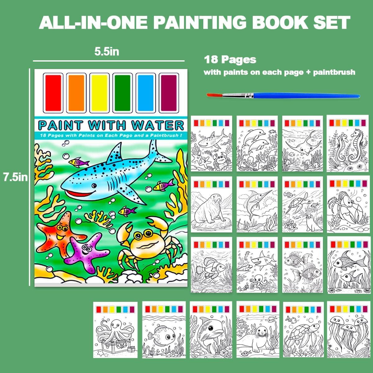 Set de Pintura Acuarela BAOXUE para Niños 4-8 Años - Bolsillo