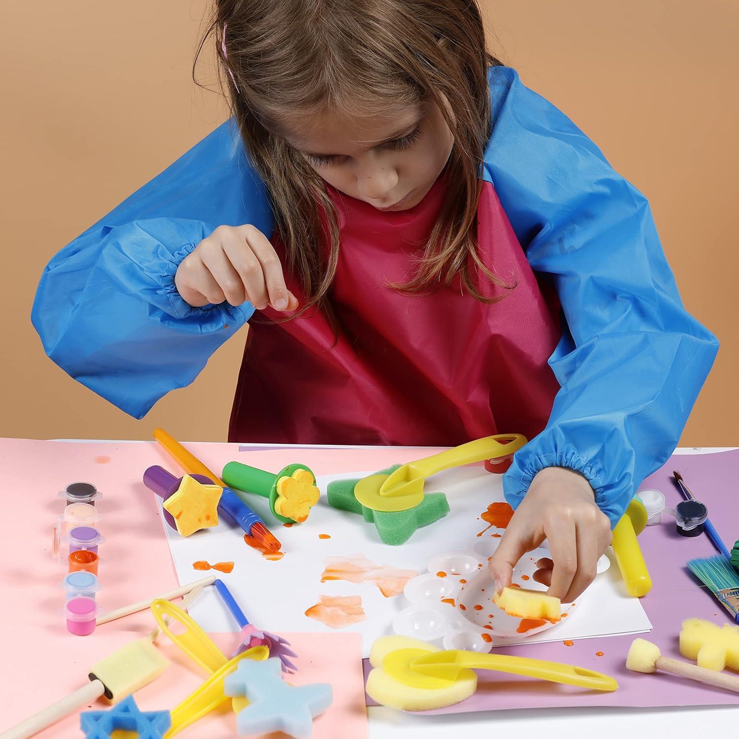 Juego de Pintura Lavable Incraftables - 65 Piezas No Tóxicas