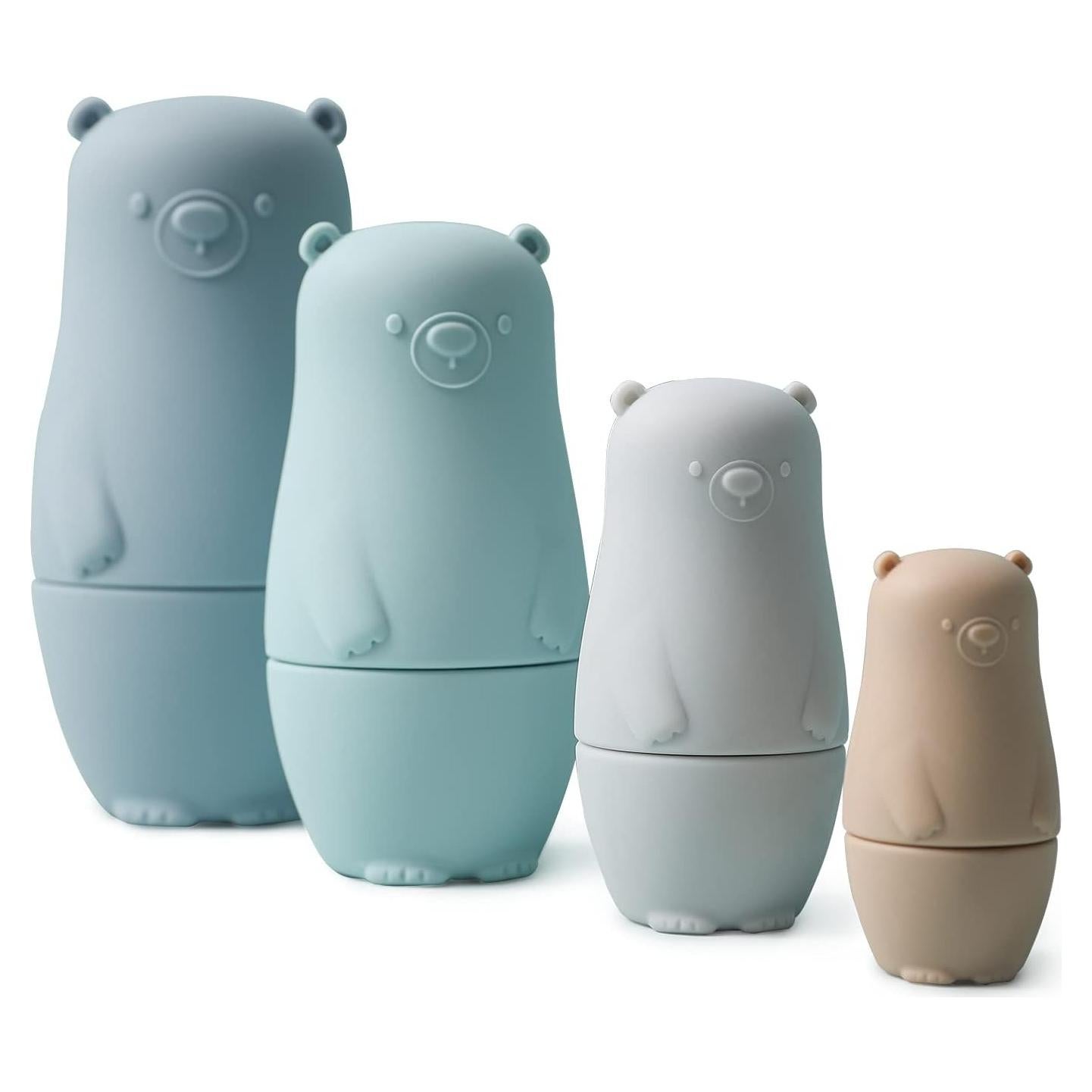 Muñecas Matryoshka OESSUF de Silicona Apilables para Niños