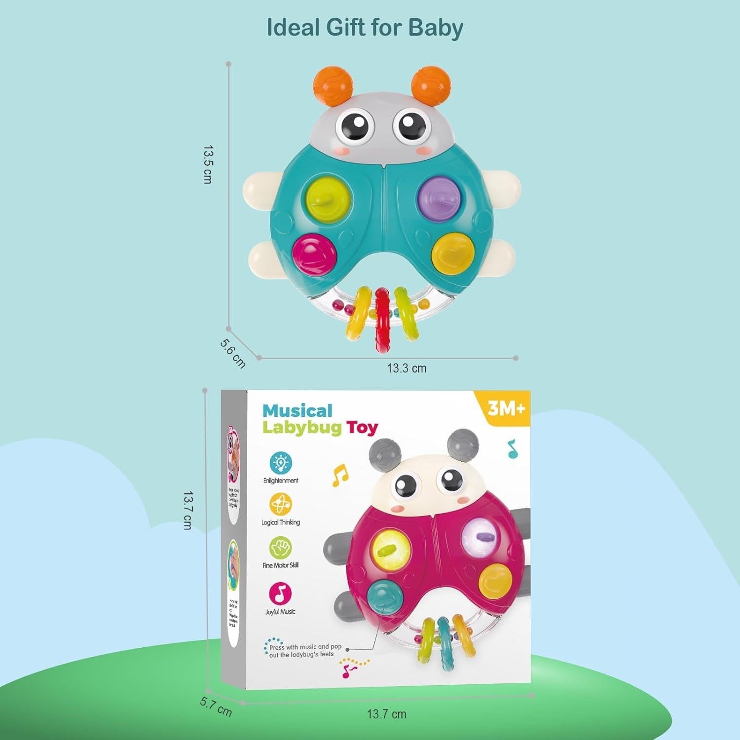 Juguete Musical de Mariquita Goodway para Bebés 6M-4A