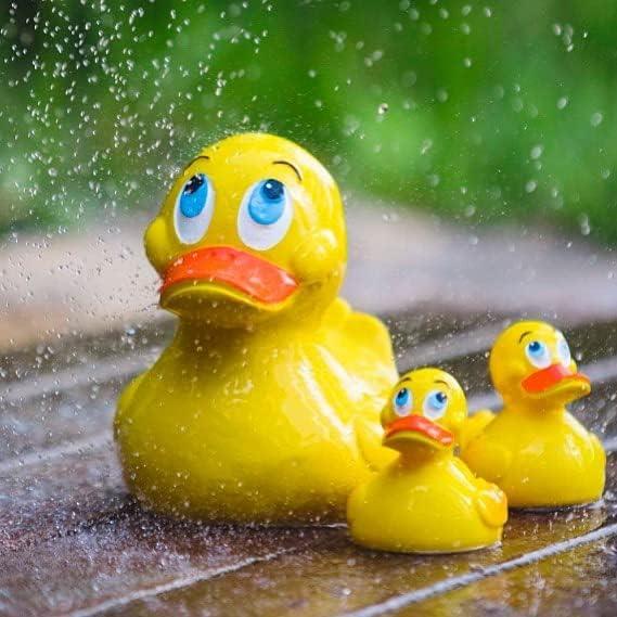 Pato Chirriante Lanco 100% Caucho Natural Ecológico 8cm