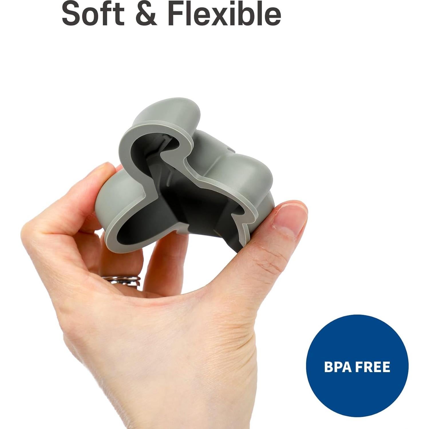 Conjunto de Juguetes de Playa BLUE GINKGO - Silicona Azul