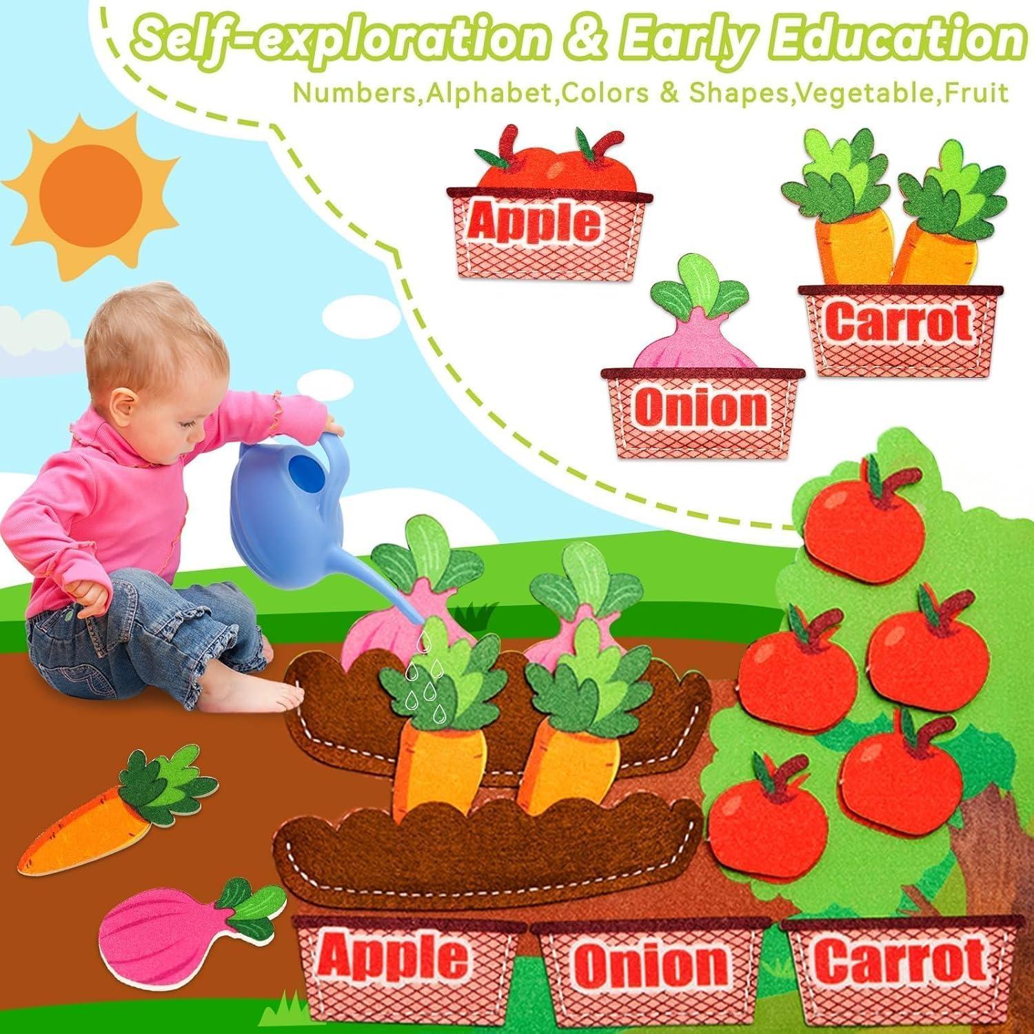 Libro Ocupado Montessori de Granja EggSun 10 Páginas 1-4 Años