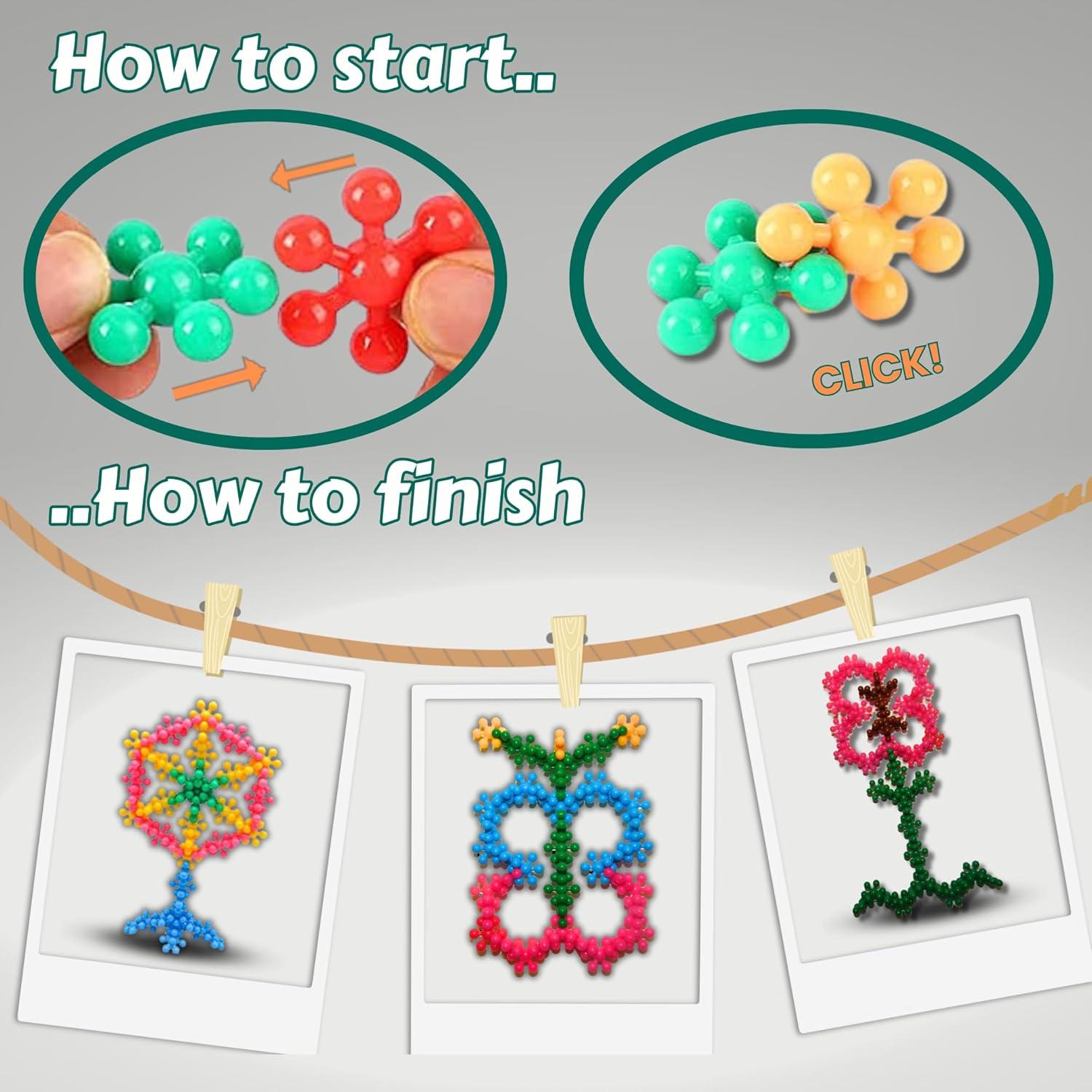 Set de 200 Bloques de Construcción Montessori - Juguetes STEM