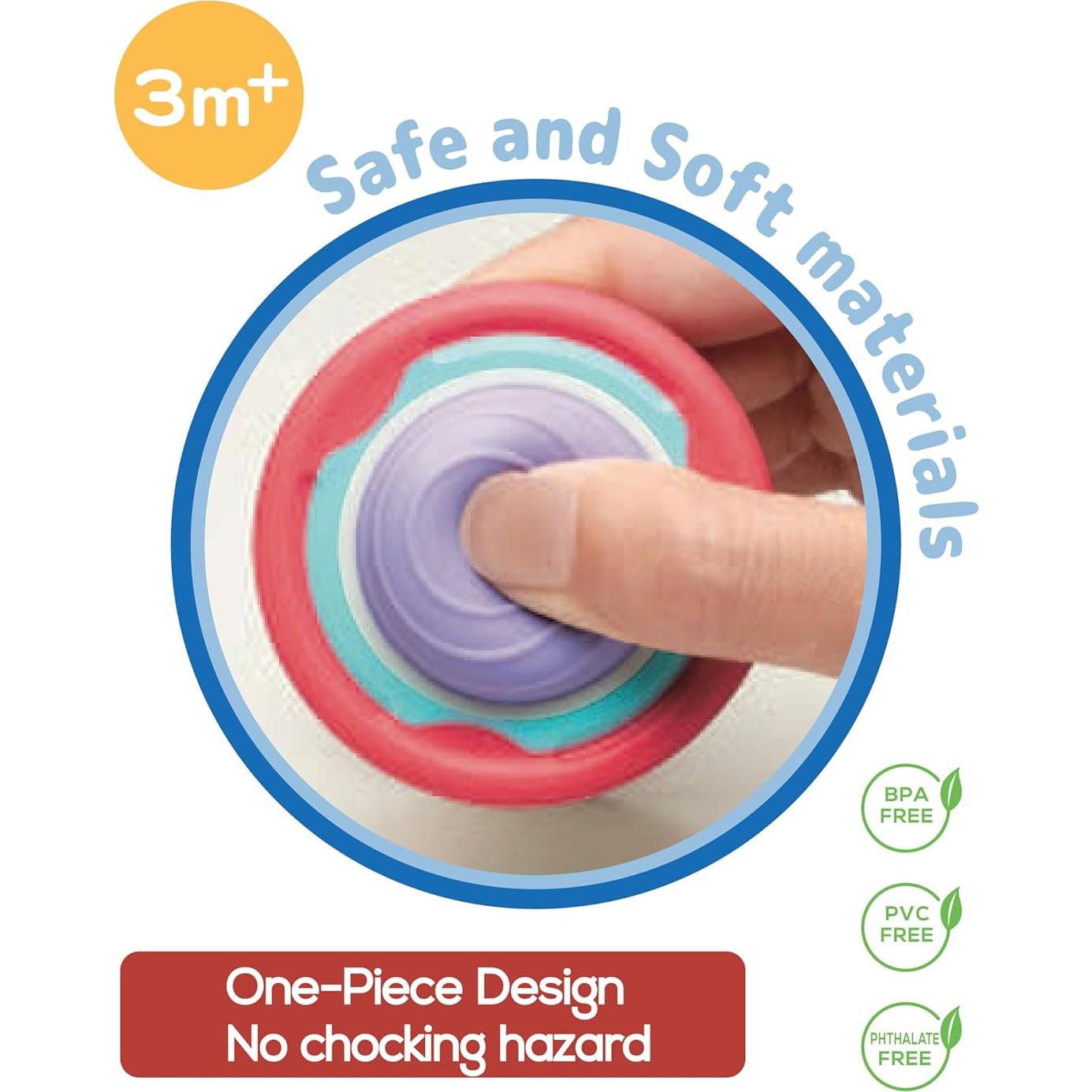 Mini Mancuernas de Dentición BaBeloved para Bebés 0-6 Meses