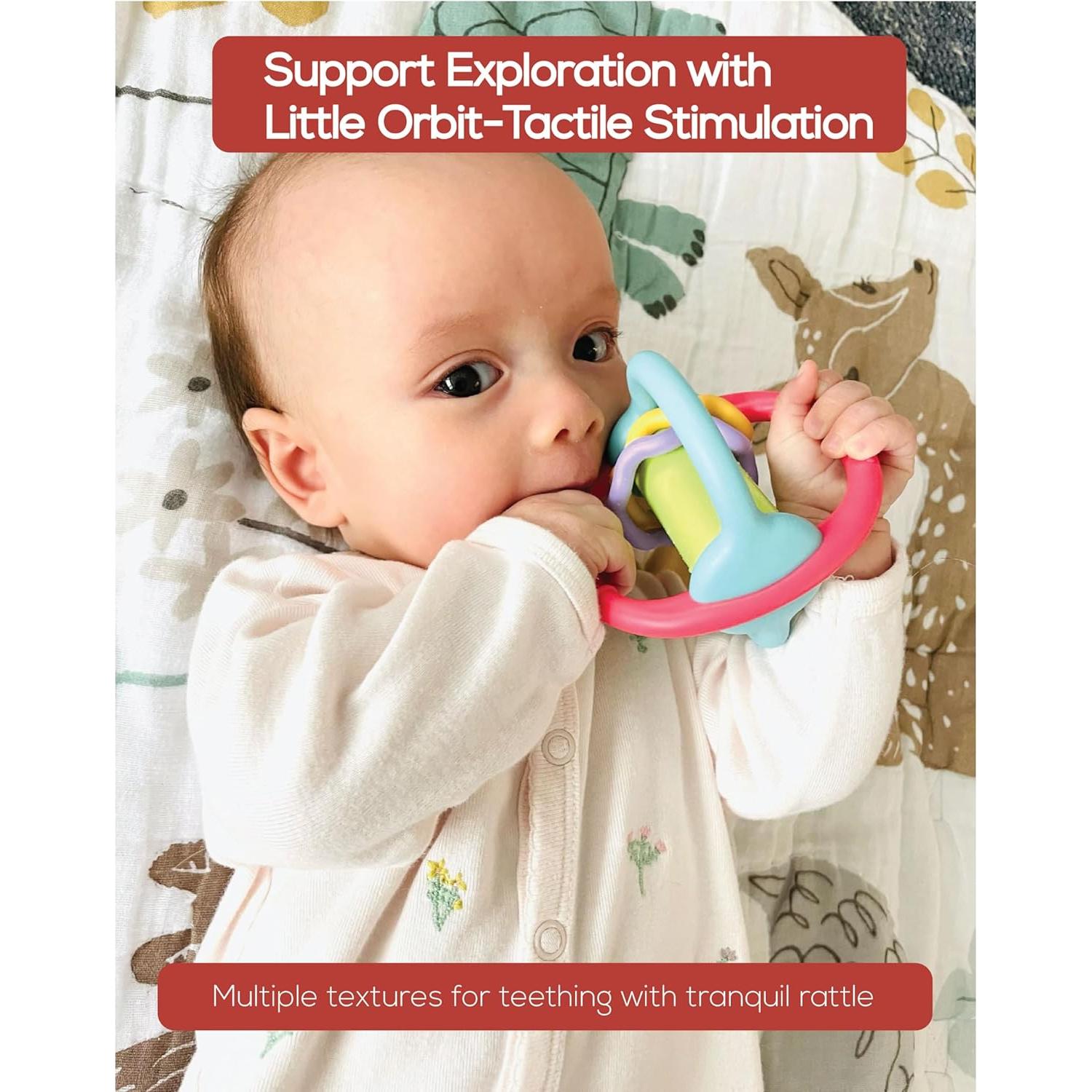 Juguete de Dentición BaBeloved Little Orbit para Bebés 0-12 Meses
