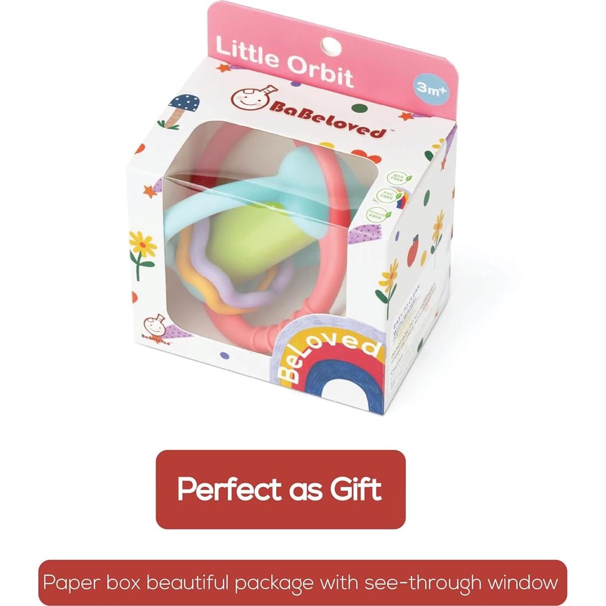 Juguete de Dentición BaBeloved Little Orbit para Bebés 0-12 Meses