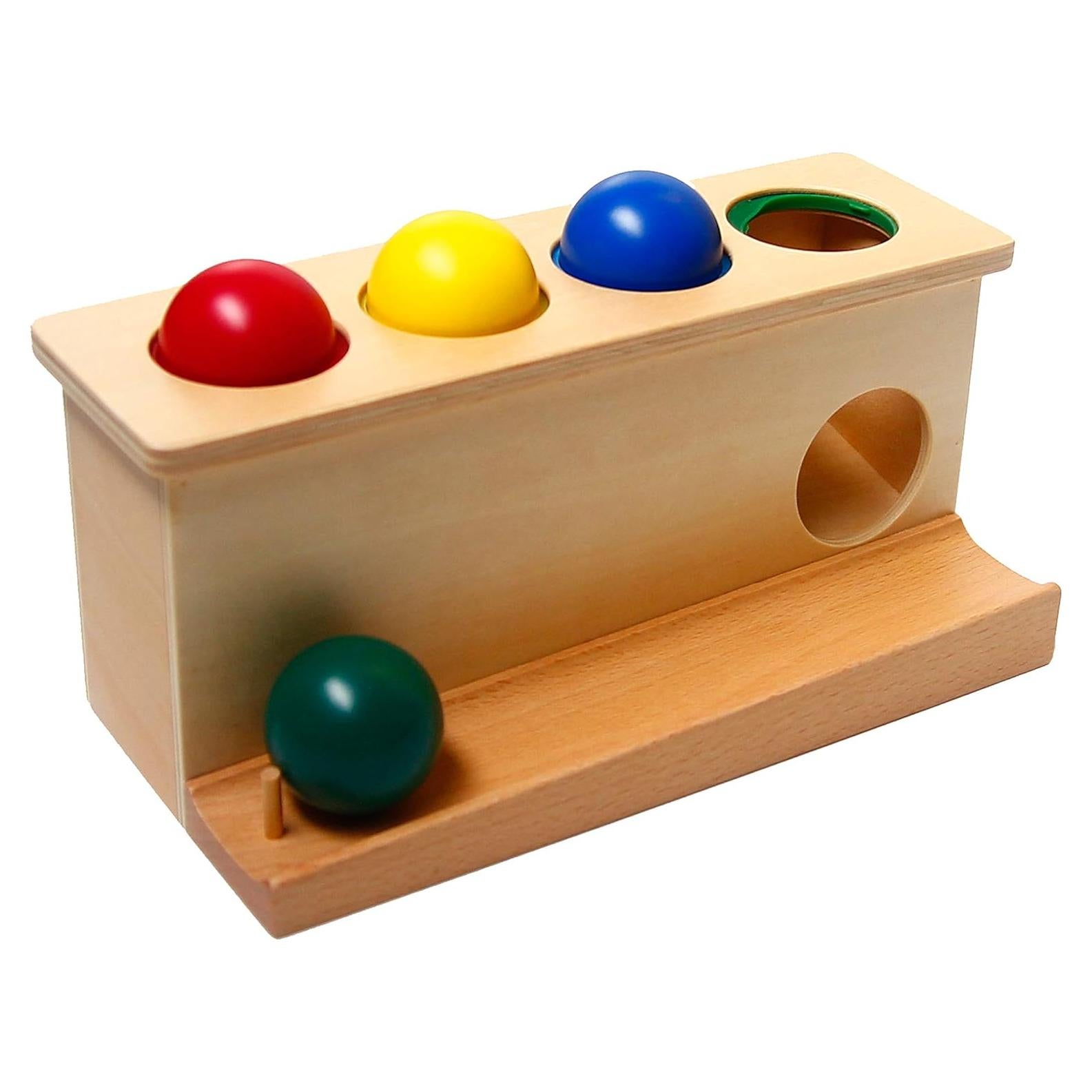 Juguete de empuje de bola de madera Leader Joy Montessori