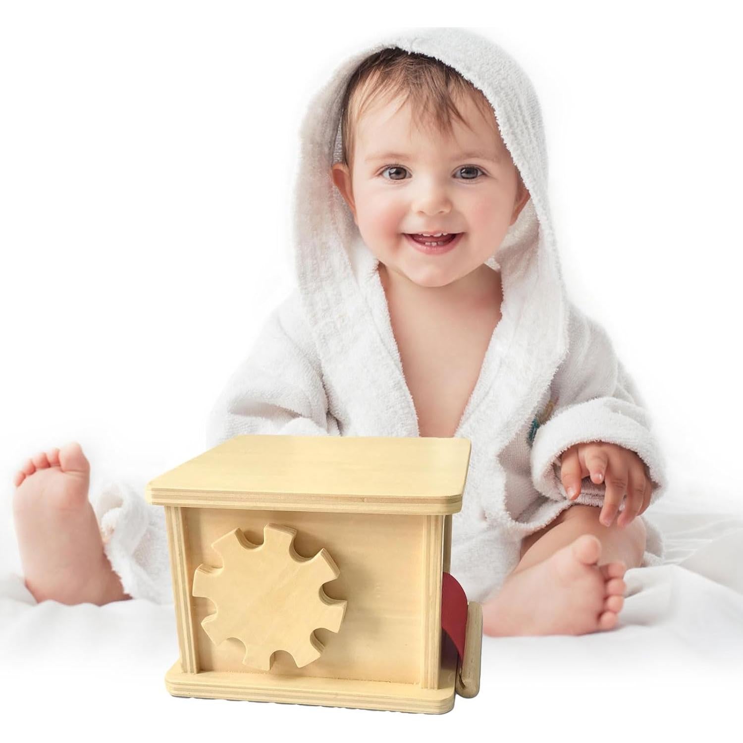 Enrollador de Madera Montessori Leader Joy para Aprendizaje Temprano