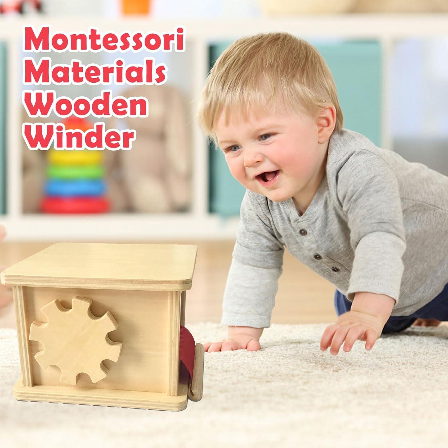 Enrollador de Madera Montessori Leader Joy para Aprendizaje Temprano