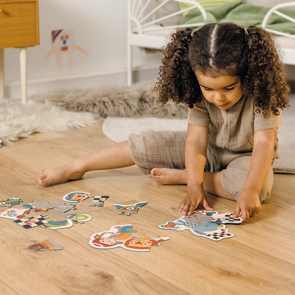 Rompecabezas de Figuras de Carreras Bababoo | 4 Piezas | 20.32x15.24 cm