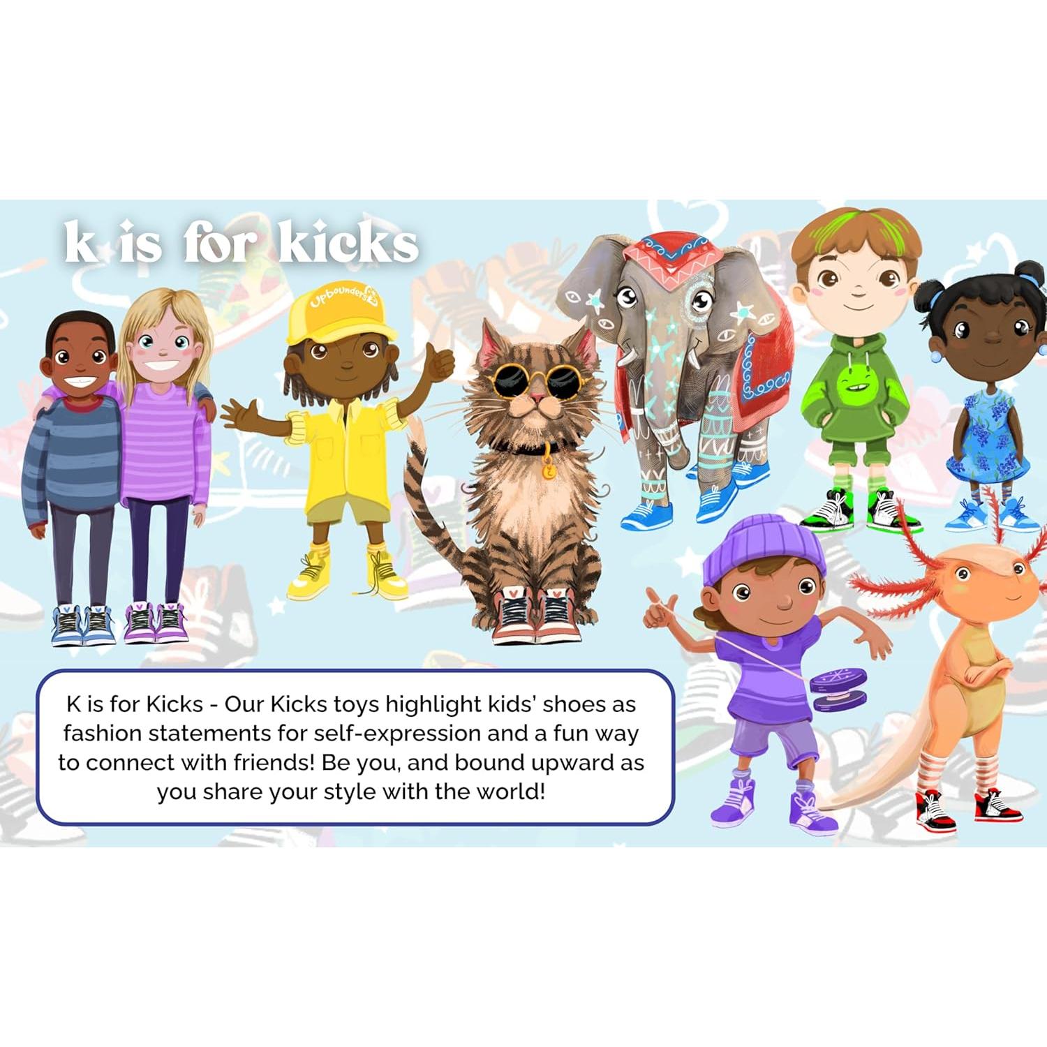 Rompecabezas de Madera FSC 48 Piezas Upbounders Be You Rainbow Kicks