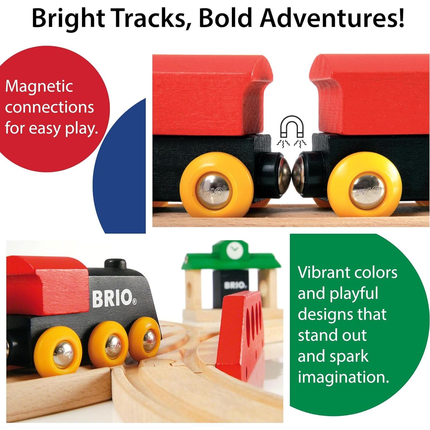 Conjunto de Tren de Madera BRIO 33028 Figura 8 22 Piezas