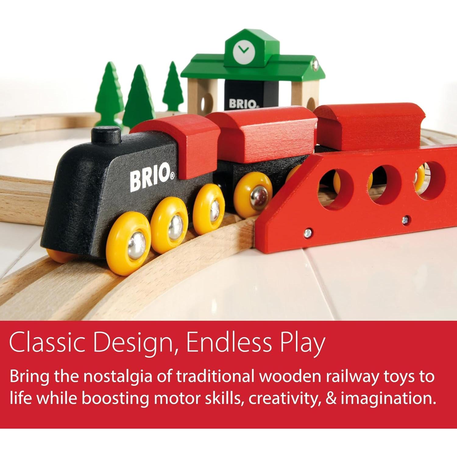 Conjunto de Tren de Madera BRIO 33028 Figura 8 22 Piezas