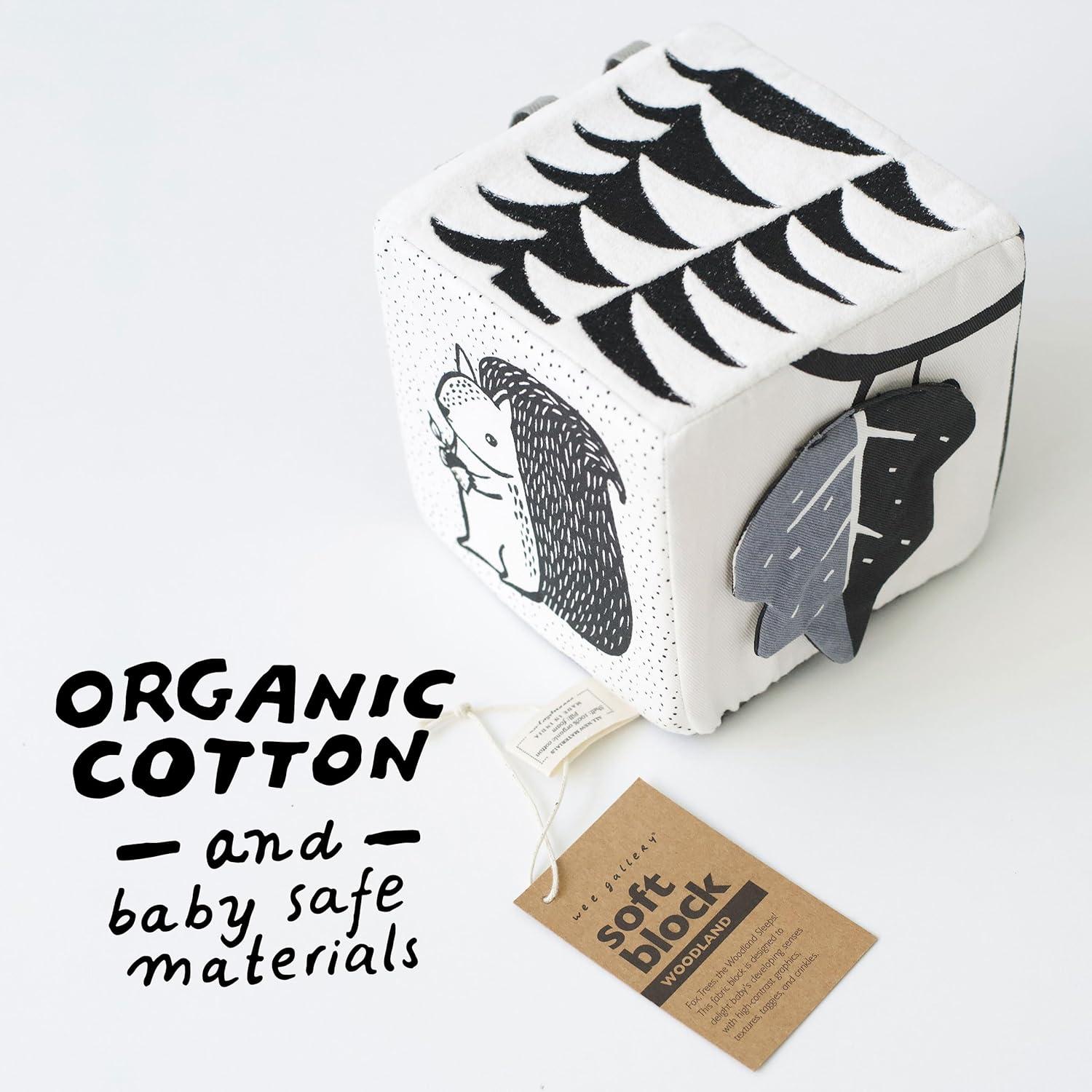 Bloque Suave Wee Gallery Bosque - Juguete Sensorial Bebés