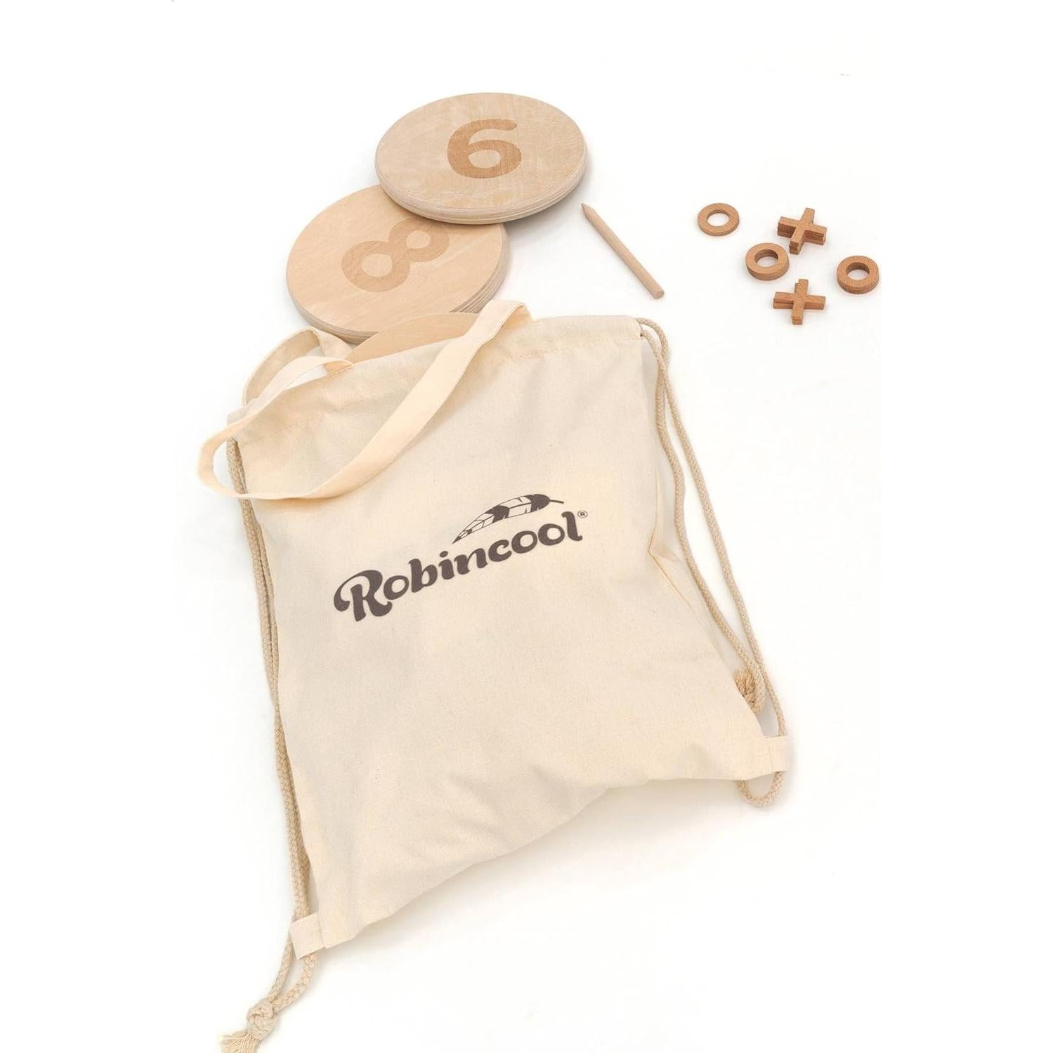 Conjunto de Texturas Montessori Robincool - Fichas de Madera 20 cm