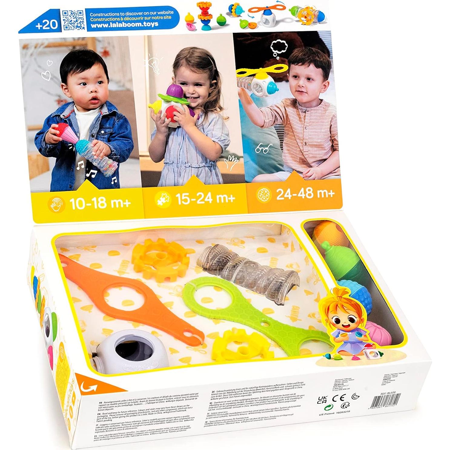 Lalaboom Juego de Actividades Sensoriales 21 Piezas - Montessori