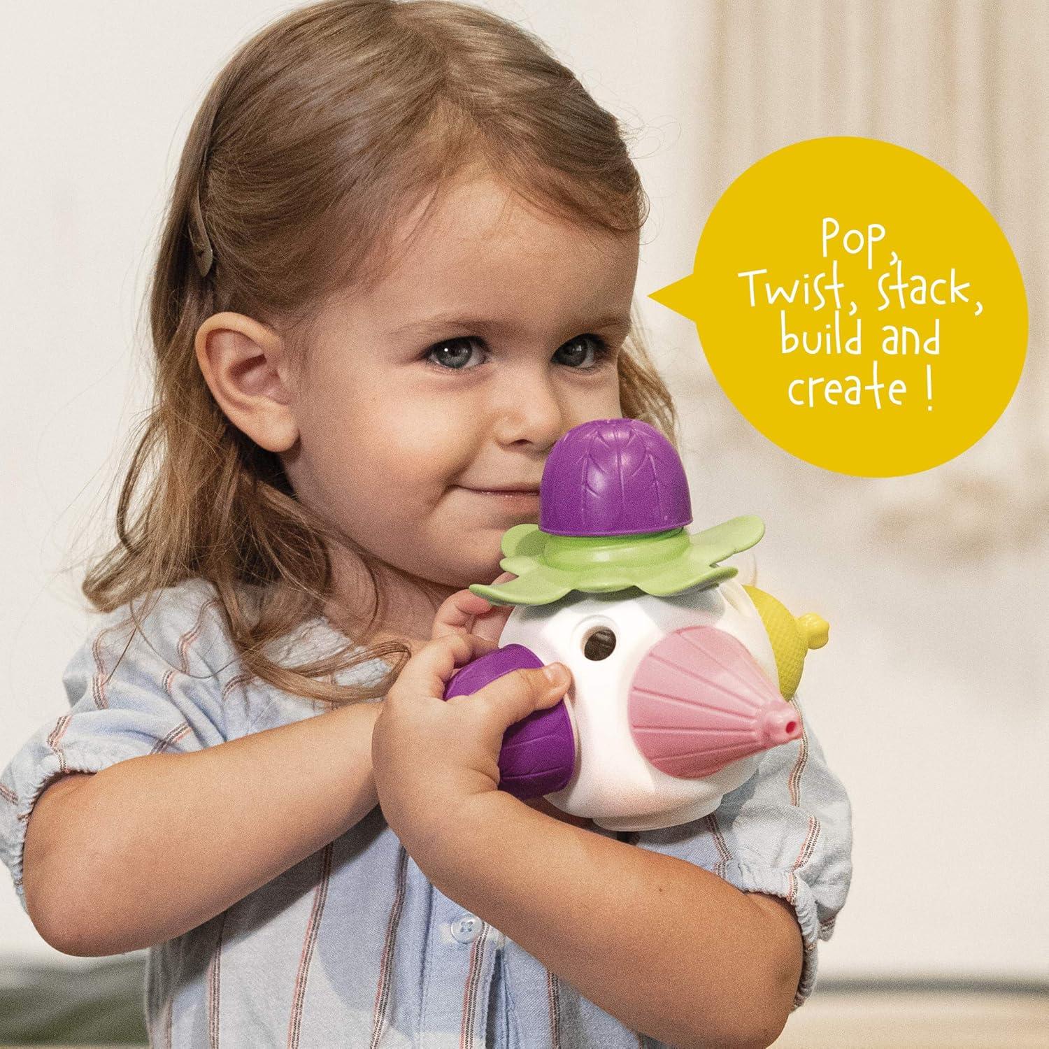 Lalaboom Cubo y Cuentas Educativas 9 Piezas 10 Meses a 4 Años